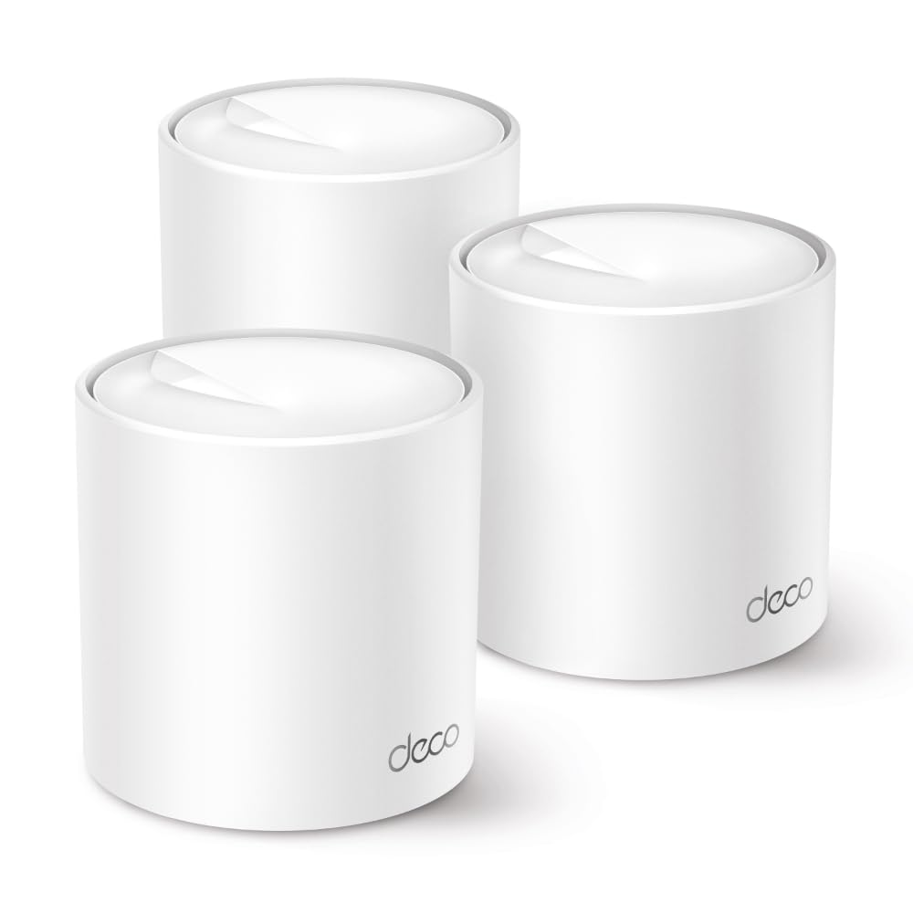 TP-Link Deco X50 AX3000 Mesh WiFi 6 System (3er-Packung) – Dual-Band, Gigabit-Ports, WPA3-Schutz – Produktansicht 1