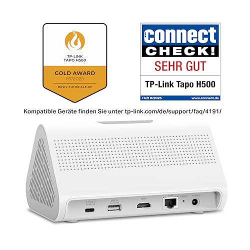 TP-Link Tapo H500 HomeBase – Smart Hub mit 16GB Speicher, erweiterbar auf 16TB – Produktansicht 5