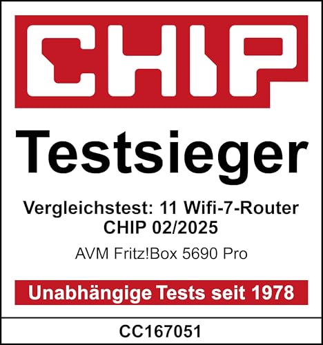 FRITZ! Box 5690 Pro – Premium WLAN Router mit Wi-Fi 7, Glasfaser & DSL – Produktansicht 2