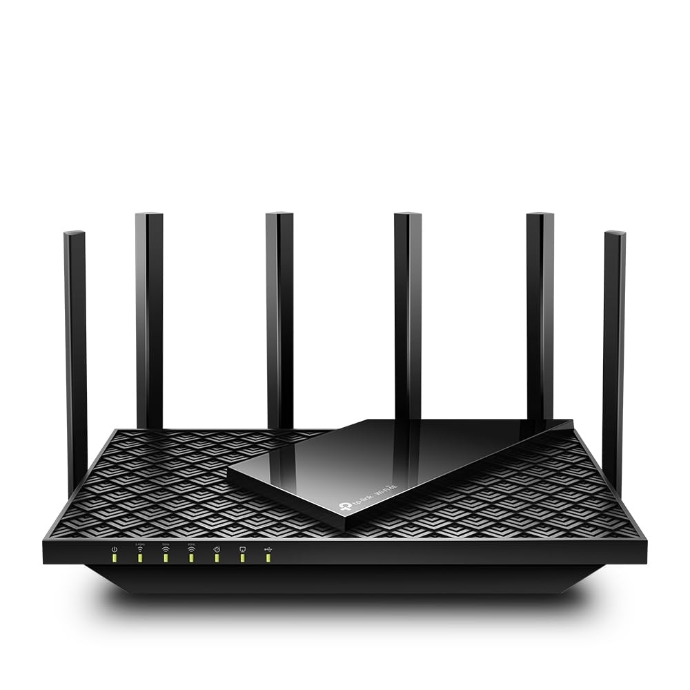 TP-Link Archer AXE75 Tri-Band WiFi 6E Router – AX5400, Gigabit-Ports, USB 3.0, WPA3-Sicherheit – Produktansicht 1