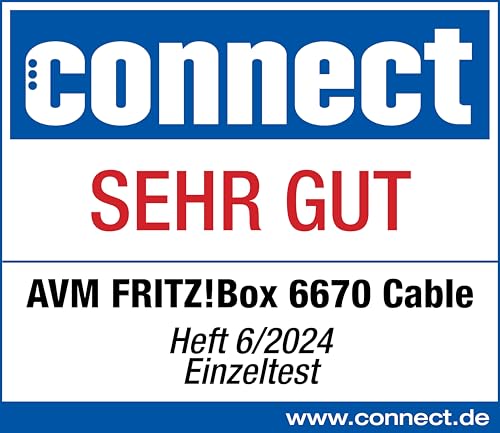 AVM FRITZ! Box 6670 Cable Router – DOCSIS 3.1 Modem, WiFi 7, 2.5G LAN, Zigbee-Integration – Produktansicht 3