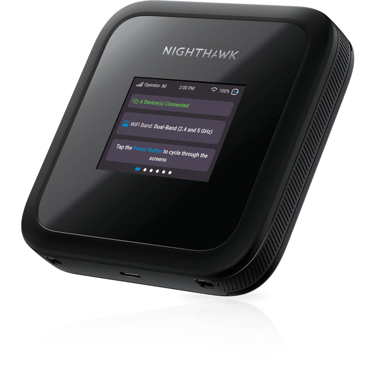 NETGEAR Nighthawk M3 – Mobiler 5G WiFi 6 Router mit Hotspot-Funktion – Produktansicht 3