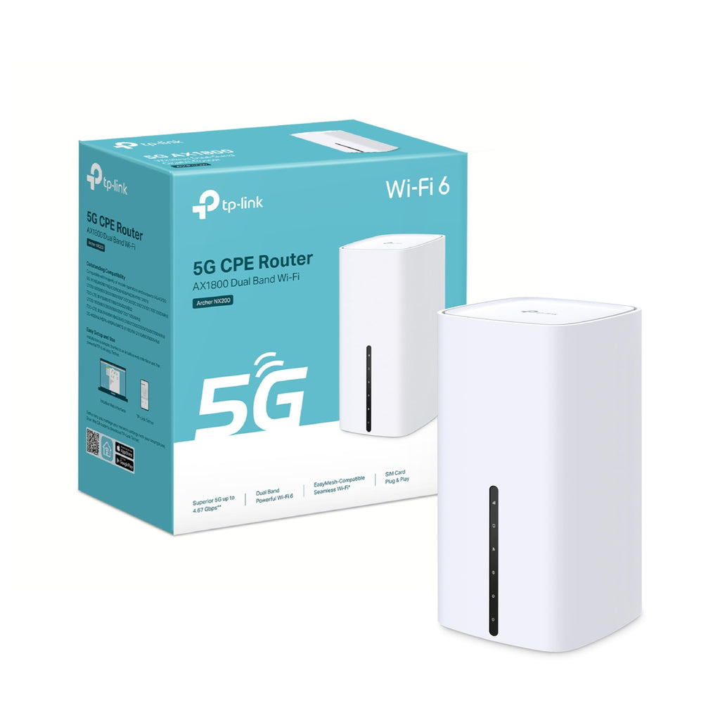 TP-Link Archer NX200 – LTE Wi-Fi 6 Router AX1800 mit SIM-Slot & Gigabit-Ports – Produktansicht 1