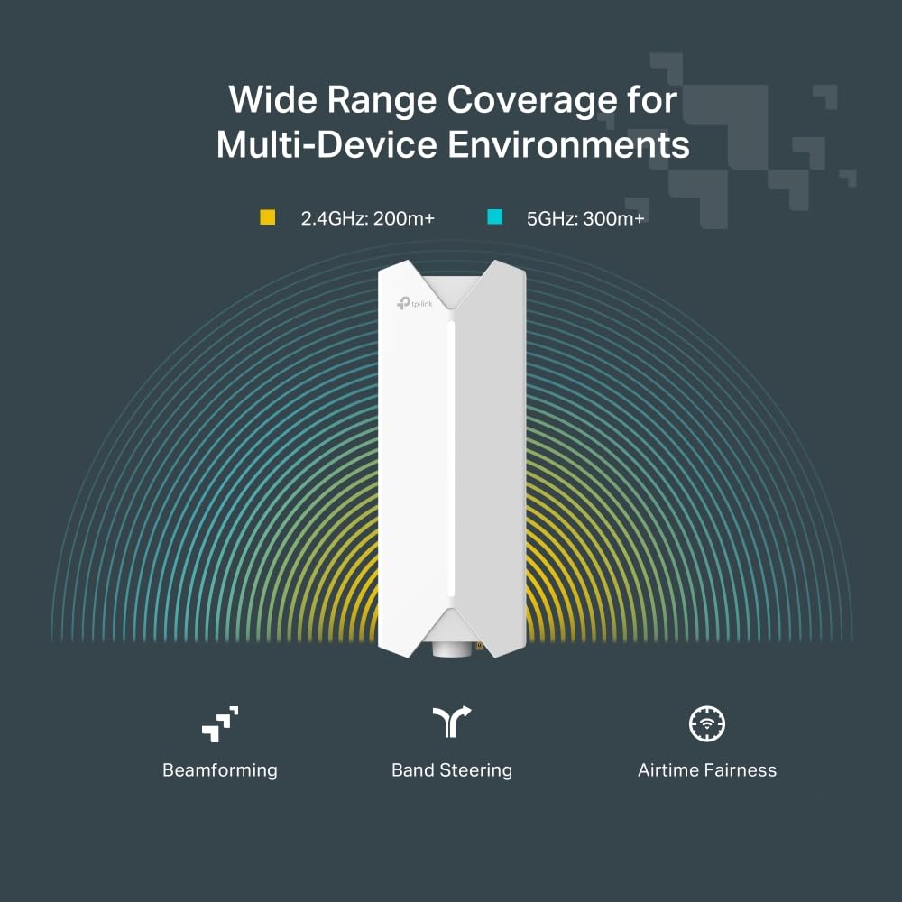 TP-Link Festa F65 Outdoor WiFi 6 Access Point AX3000 – Cloud-Management, PoE, IP67 Wetterfest – Produktansicht 8