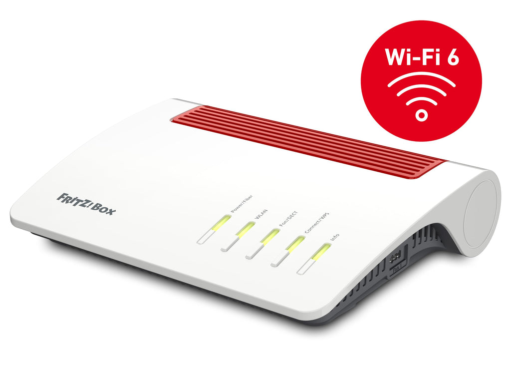 FRITZ! Box 5590 Fiber – Glasfaser-Router mit Wi-Fi 6, Mesh & 2.5G LAN-Port – Produktansicht 9