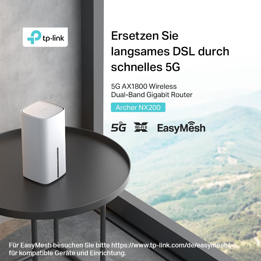 TP-Link Archer NX200 – LTE Wi-Fi 6 Router AX1800 mit SIM-Slot & Gigabit-Ports – Produktansicht 8