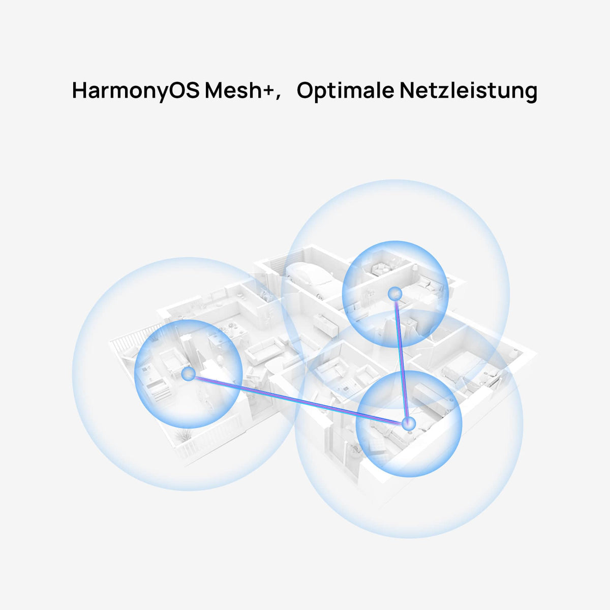 HUAWEI WiFi Mesh 3 – AX3000 WiFi 6 Mesh System, 3er-Pack, bis zu 400 m² Abdeckung – Produktansicht 7
