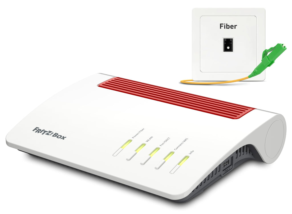 FRITZ! Box 5590 Fiber – Glasfaser-Router mit Wi-Fi 6, Mesh & 2.5G LAN-Port – Produktansicht 8