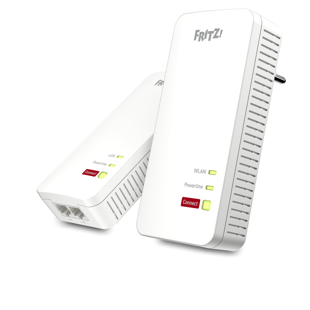 FRITZ!Powerline 1240 AX Set – Gigabit-Powerline mit Wi-Fi 6 Access Point – Produktansicht 1