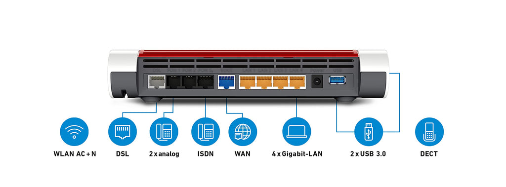 FRITZ! Box 7590 – WLAN AC+N DSL Router mit Mesh, DECT-Basis & Medienserver – Produktansicht 5