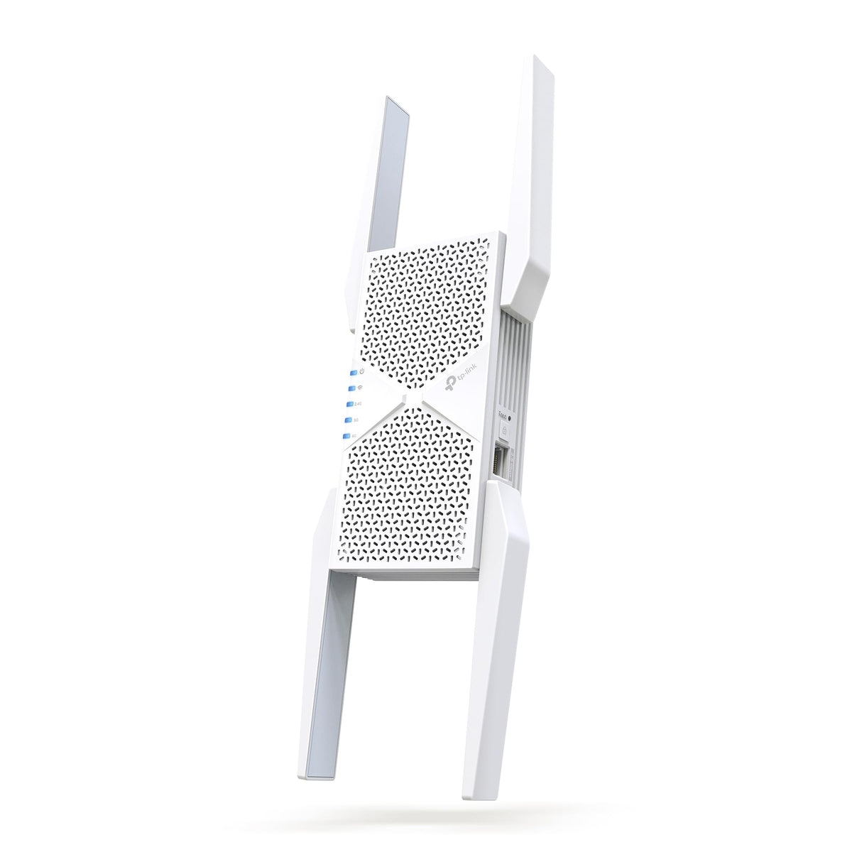 TP-Link RE655BE Tri-Band WiFi 7 Repeater – BE9300, EasyMesh, 2.5G LAN, WPA3 – Produktansicht 1