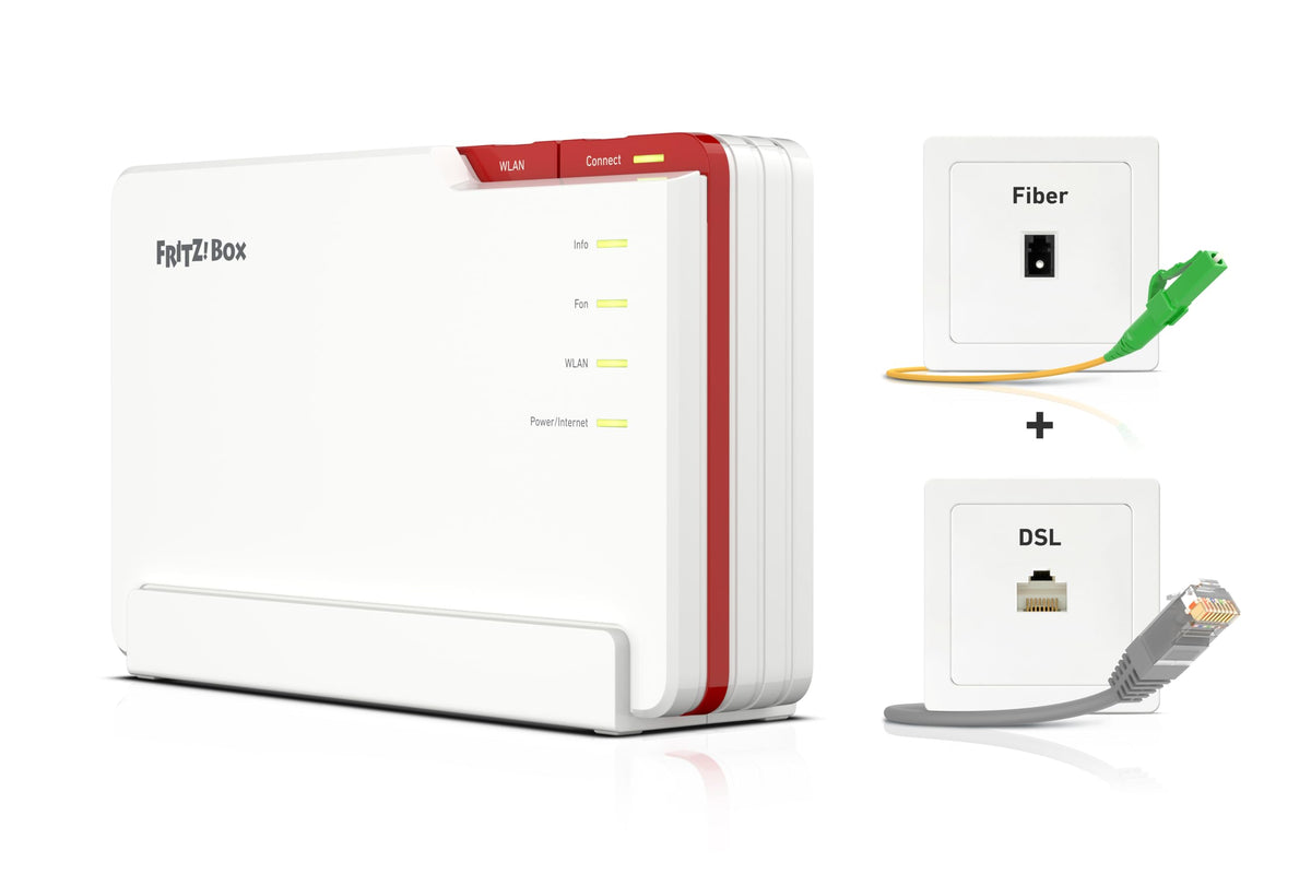 FRITZ! Box 5690 Pro – Premium WLAN Router mit Wi-Fi 7, Glasfaser & DSL – Produktansicht 1