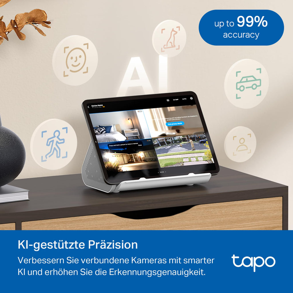 TP-Link Tapo H500 HomeBase – Smart Hub mit 16GB Speicher, erweiterbar auf 16TB – Produktansicht 11