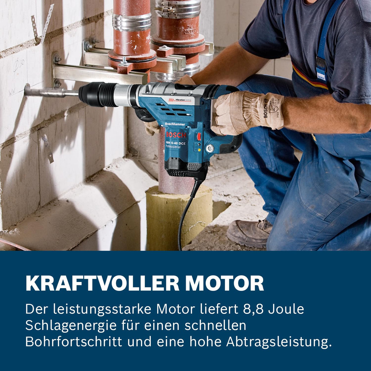 Bosch Professional Bohrhammer GBH 5-40 DCE mit SDS-max – Produktansicht 4
