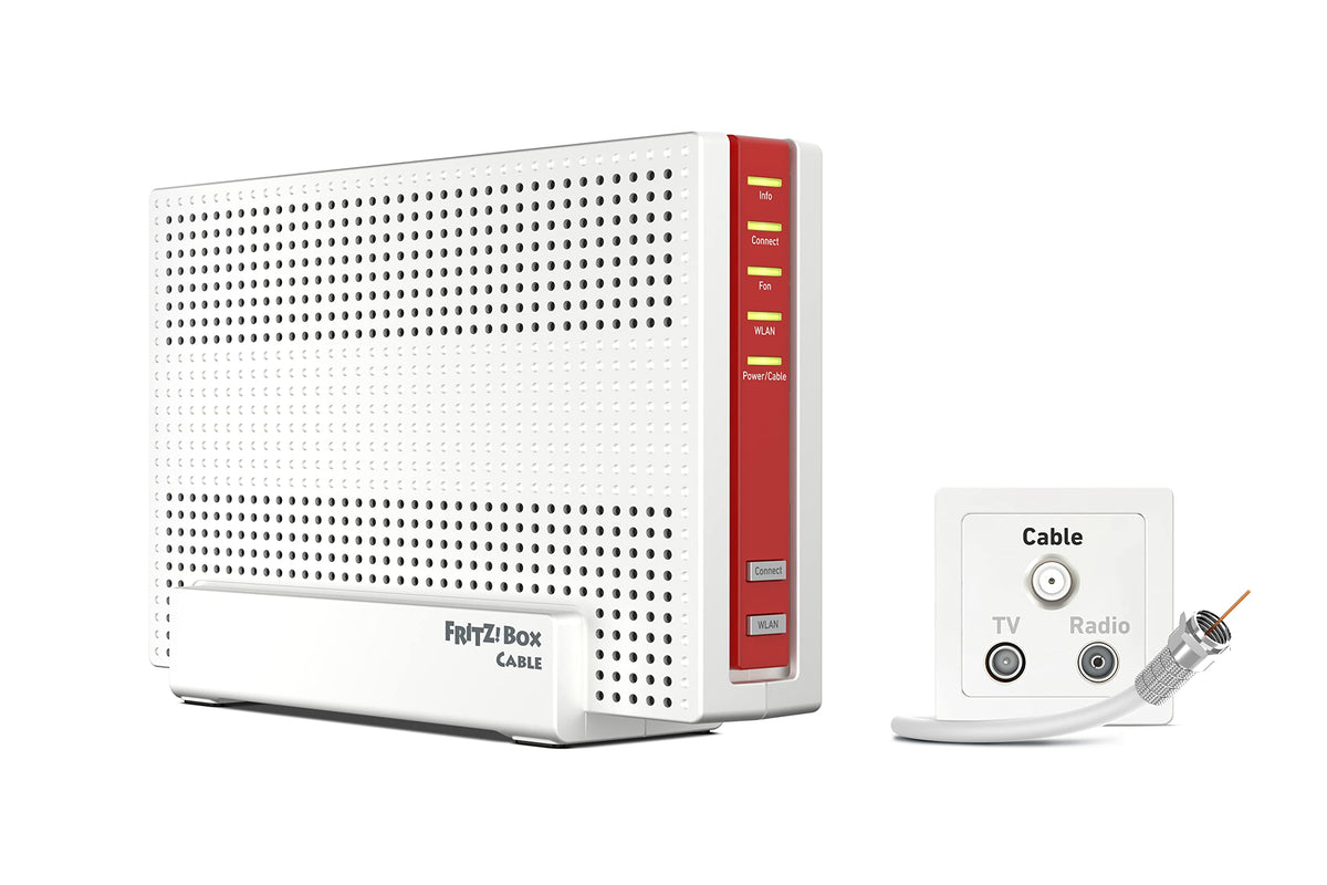 FRITZ! Box 6690 Cable – DOCSIS 3.1 Kabelrouter mit Wi-Fi 6 & 2.5G LAN – Produktansicht 7