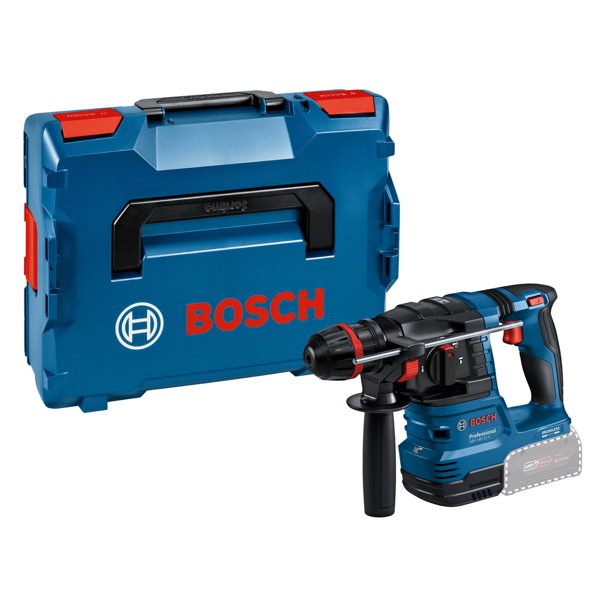 Bosch PRO 18 V System Akku-Bohrhammer GBH 18 V-22 X (inkl. L-BOXX 136) – Produktansicht 1