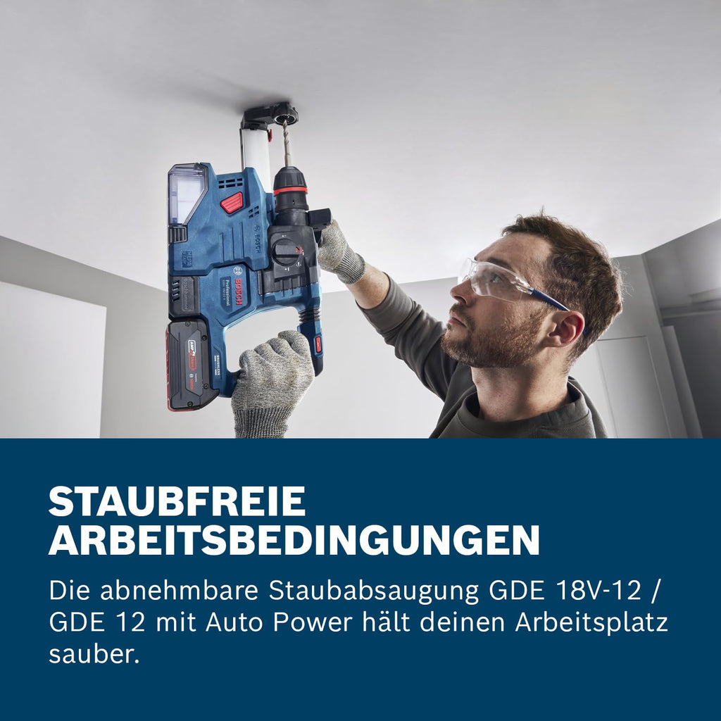 Bosch PRO 18 V System Akku-Bohrhammer GBH 18 V-22 X (inkl. L-BOXX 136) – Produktansicht 5