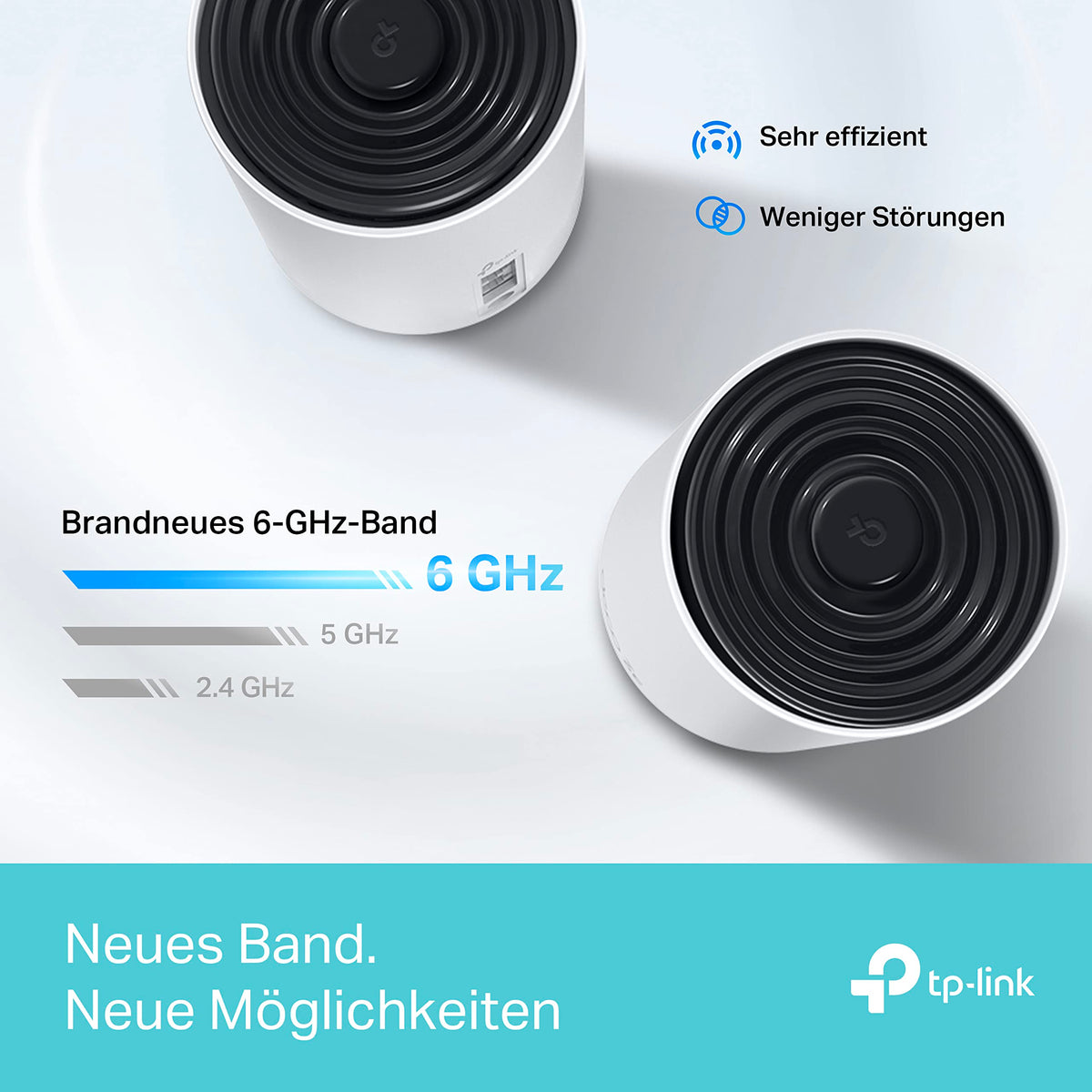 TP-Link Deco XE75 (3er-Set) – Wi-Fi 6E AXE5400 Mesh Tri-Band System – Produktansicht 5