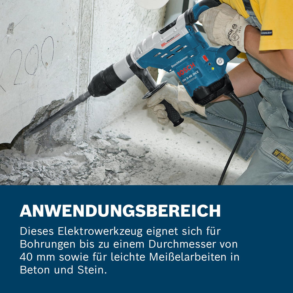 Bosch Professional Bohrhammer GBH 5-40 DCE mit SDS-max – Produktansicht 6
