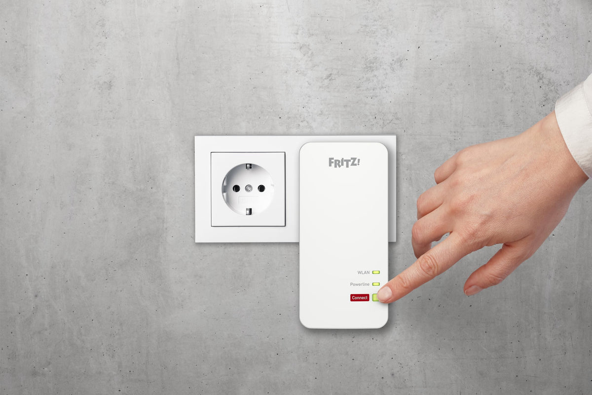 FRITZ!Powerline 1240 AX Set – Gigabit-Powerline mit Wi-Fi 6 Access Point – Produktansicht 5