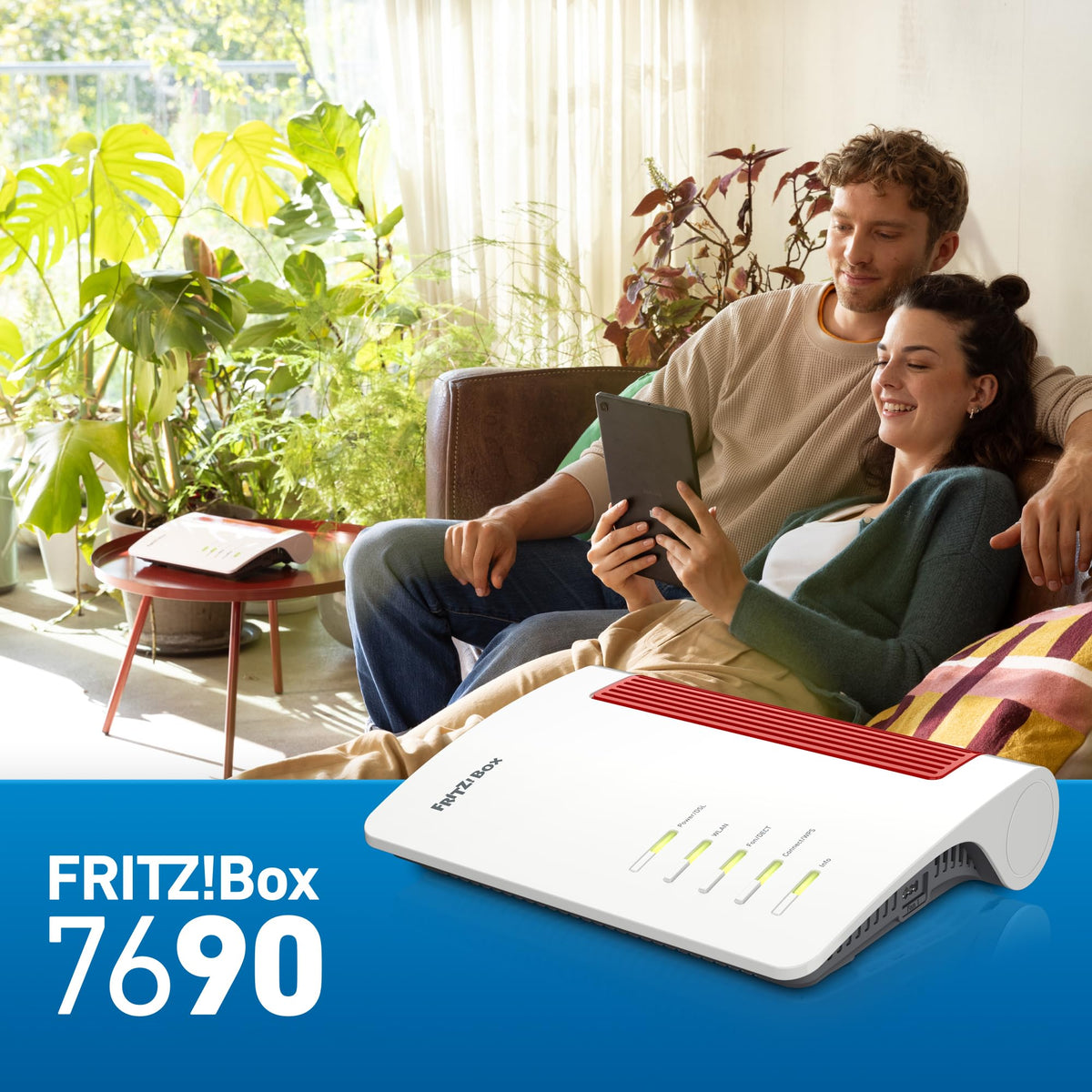 FRITZ! Box 7690 International – Wi-Fi 7 DSL Router mit Mesh & DECT-Basis – Produktansicht 4