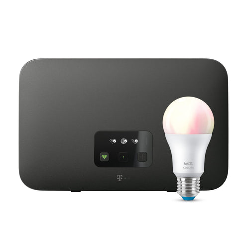 Deutsche Telekom Speedport Smart 4R WiFi 6 Mesh Router mit smarter WiZ Lampe – Starter-Set für Zuhause – Produktansicht 1
