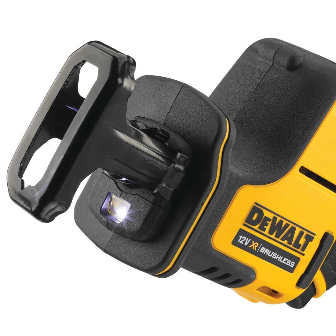 DeWalt DCS312D2-GB 10.8 V / 12 V XR Subkompakt bürstenlos Säbelsäge inkl. 2x 2,0 Ah Akkus – Produktansicht 4