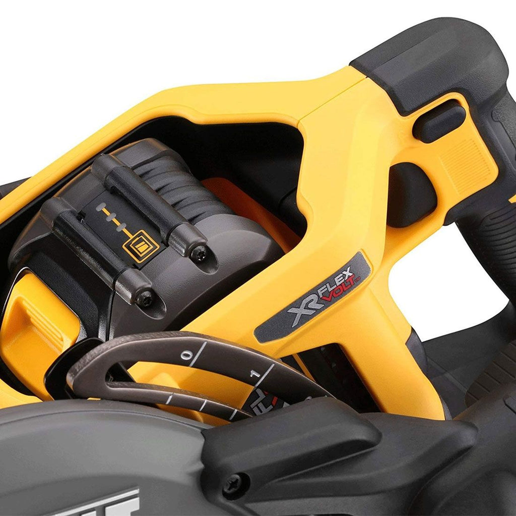 DeWalt DCS577T2-GB 54 V XR FLEXVOLT Hochleistungs 190 mm Handkreissäge inkl. 2x DCB546 Akkus – Produktansicht 5