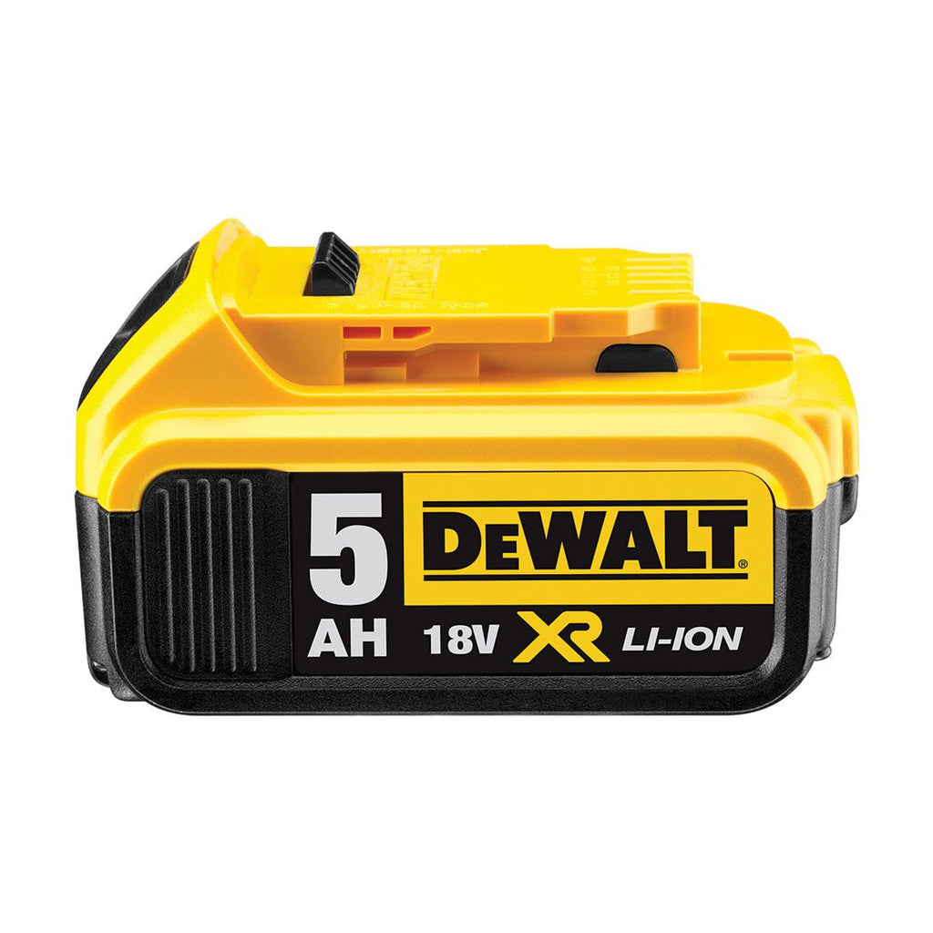 DeWalt DCB184X5 18 V 5 Ah Li-Ion XR Schiebeakku im 5er-Pack – Produktansicht 3