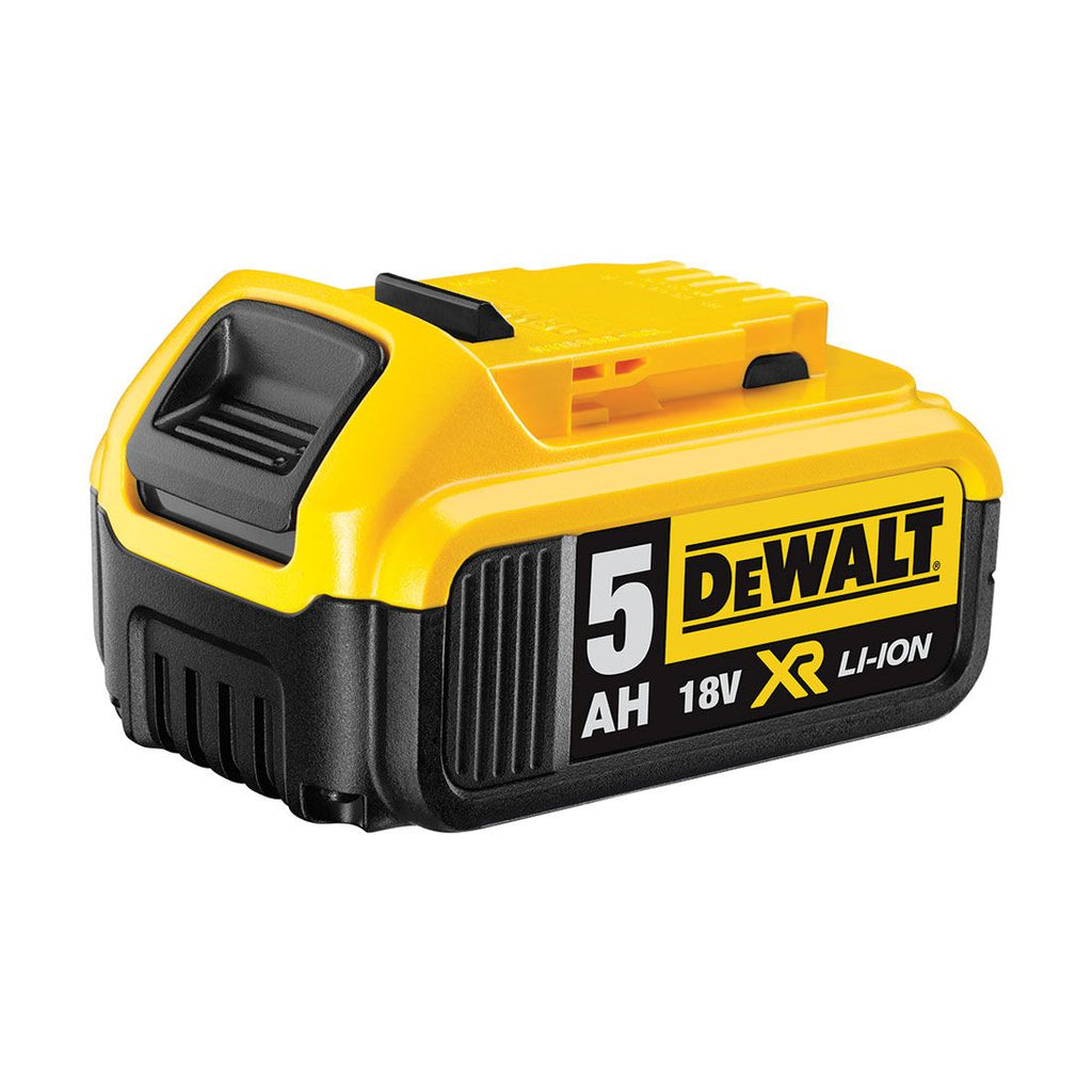 DeWalt DCB184X5 18 V 5 Ah Li-Ion XR Schiebeakku im 5er-Pack – Produktansicht 4