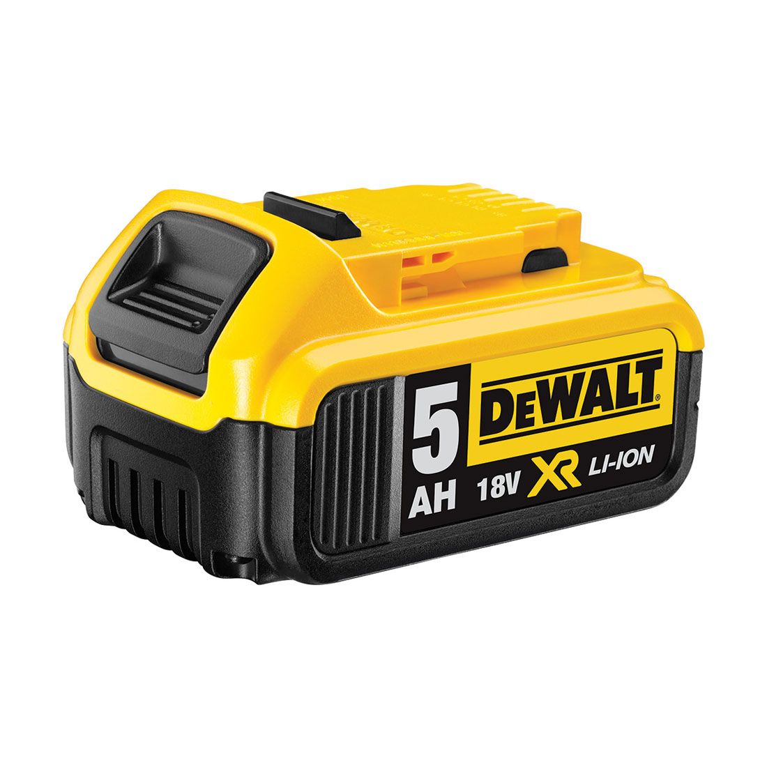 DeWalt DCB184X5 18 V 5 Ah Li-Ion XR Schiebeakku im 5er-Pack – Produktansicht 4