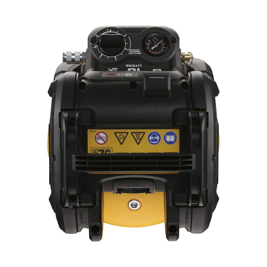 DeWalt DCC1054T2-GB 54 V XR FLEXVOLT Akku 10L Luftkompressor inkl. 2x DCB546 Akkus – Produktansicht 2