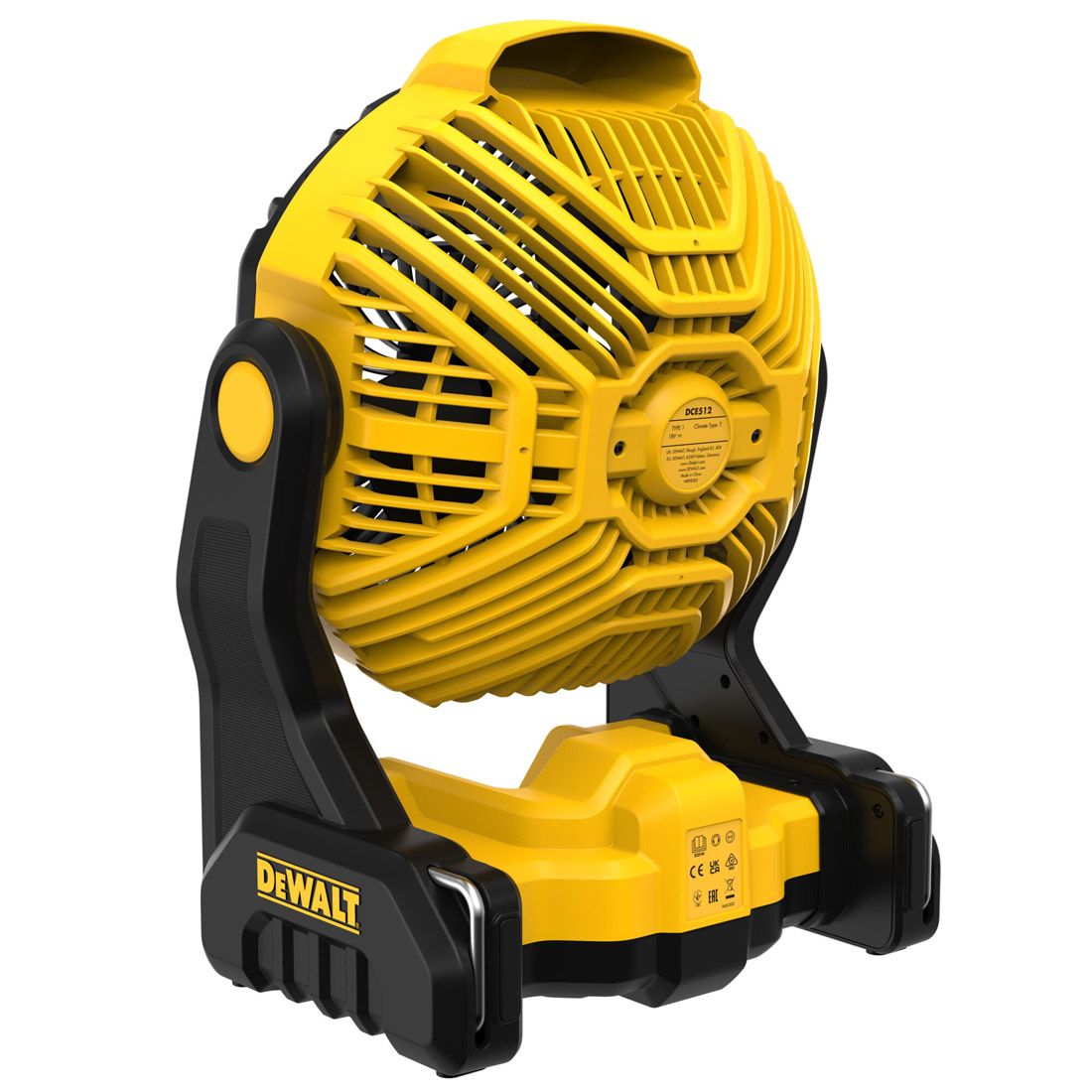 DeWalt DCE512N-XJ 18 V XR Akku-Ventilator ohne Akku und Ladegerät – Produktansicht 3