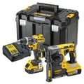DeWalt DCK207P2T-GB 18 V XR Schlagbohrschrauber & SDS+ Plus Bohrhammer Doppelset inkl. 2x 5,0 Ah Akkus – Produktansicht 1