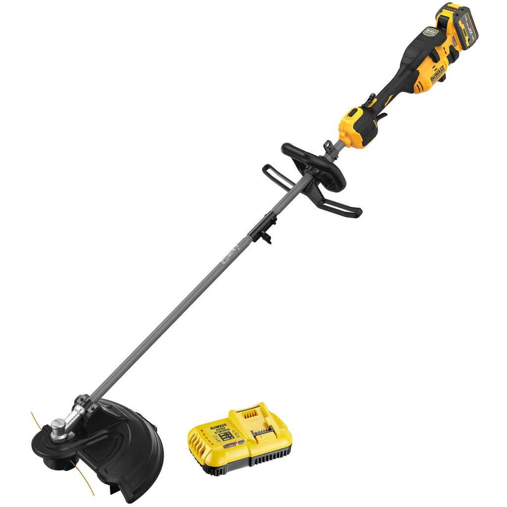 DeWalt DCMAS5713X1-GB 54 V XR FLEXVOLT Multifunktionsantrieb mit Rasentrimmer-Aufsatz inkl. 1x DCB547 Akkus – Produktansicht 