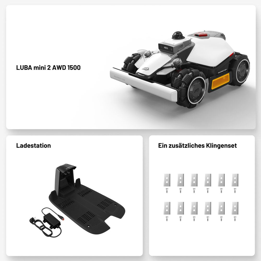 Mammotion LUBA 3 AWD 1500 Mähroboter mit Allradantrieb – Produktansicht 5
