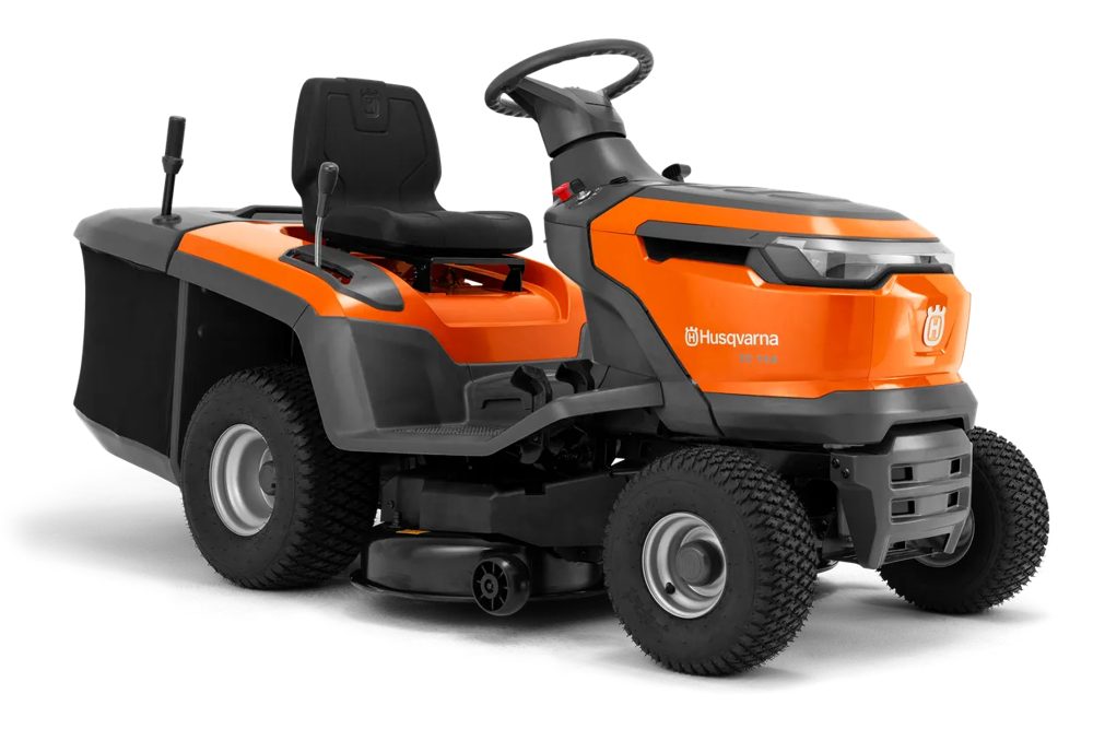 Husqvarna TC 114 Rasentraktor mit Fangkorb – Produktansicht 1