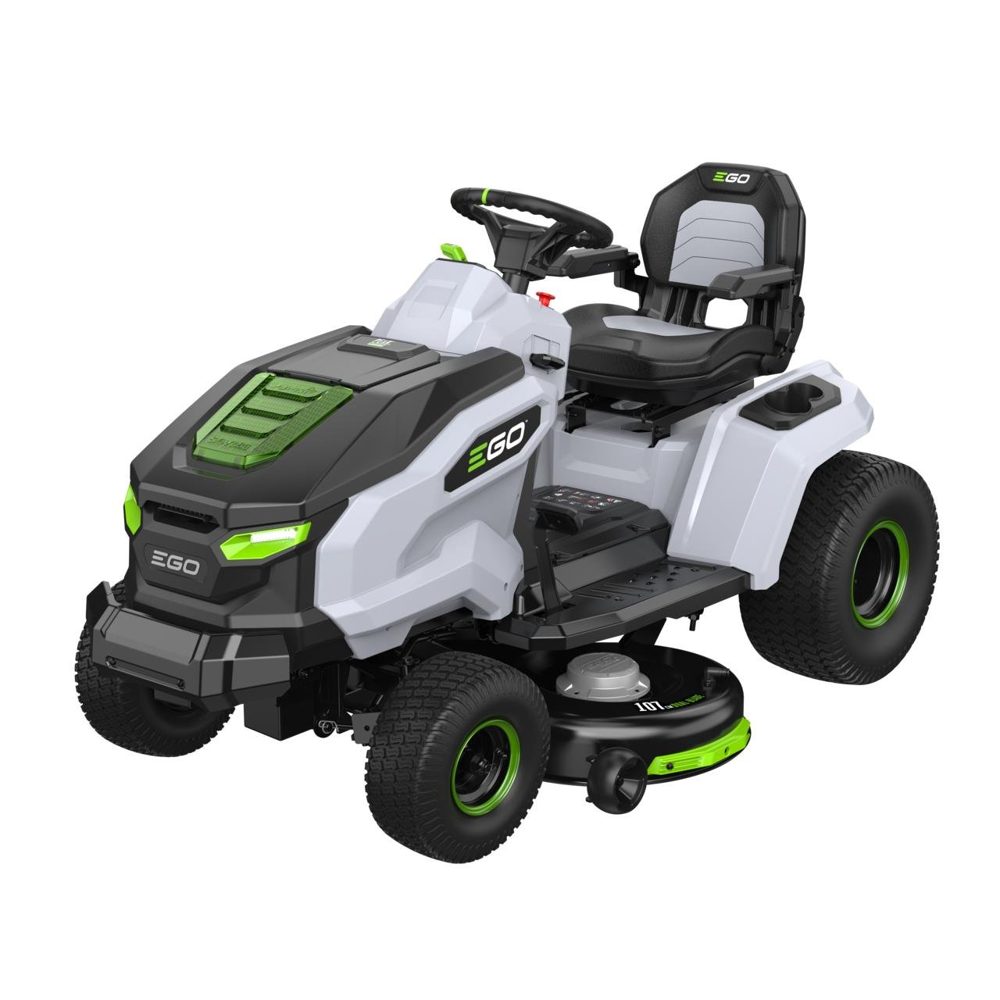 EGO TR4201E Akku-Rasentraktor im 107-cm-Komplettpaket – Produktansicht 1