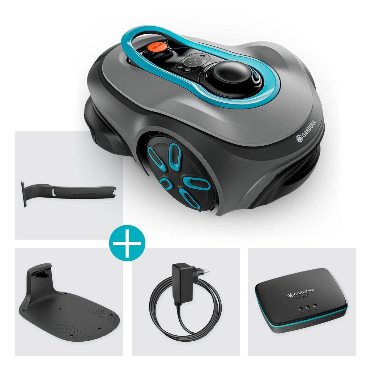 GARDENA smart SILENO free Set 800 kabelloser Mähroboter – Produktansicht 4