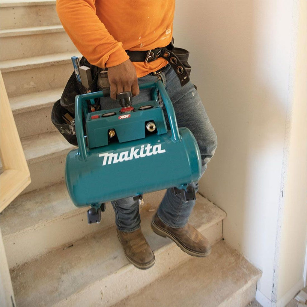 Makita AC001GZ 40 V Max XGT geräuscharme Serie bürstenlos 7.6L Luftkompressor ohne Akku und Ladegerät – Produktansicht 9
