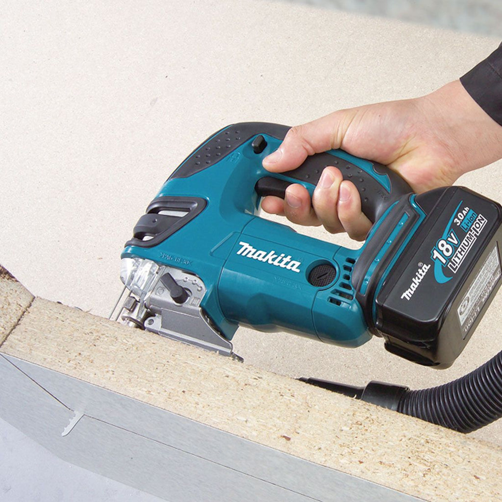 Makita DJV180ZJ 18 V LXT Akku Stichsäge ohne Akku und Ladegerät im Makpac Transportkoffer – Produktansicht 6