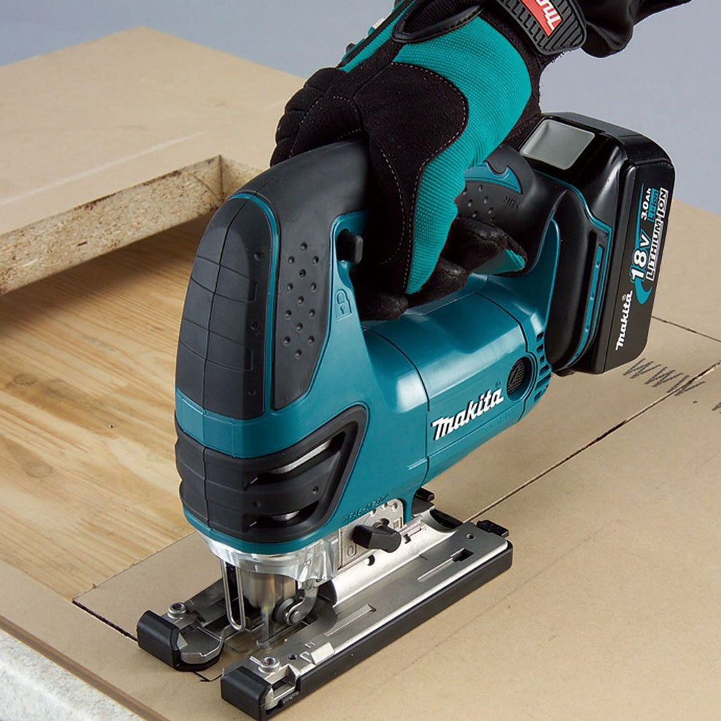 Makita DLX2134TJ 18 V LXT Doppelset DJV180 Stichsäge & DHP482 Schlagbohrschrauber inkl. 2x 5,0 Ah Akkus – Produktansicht 5