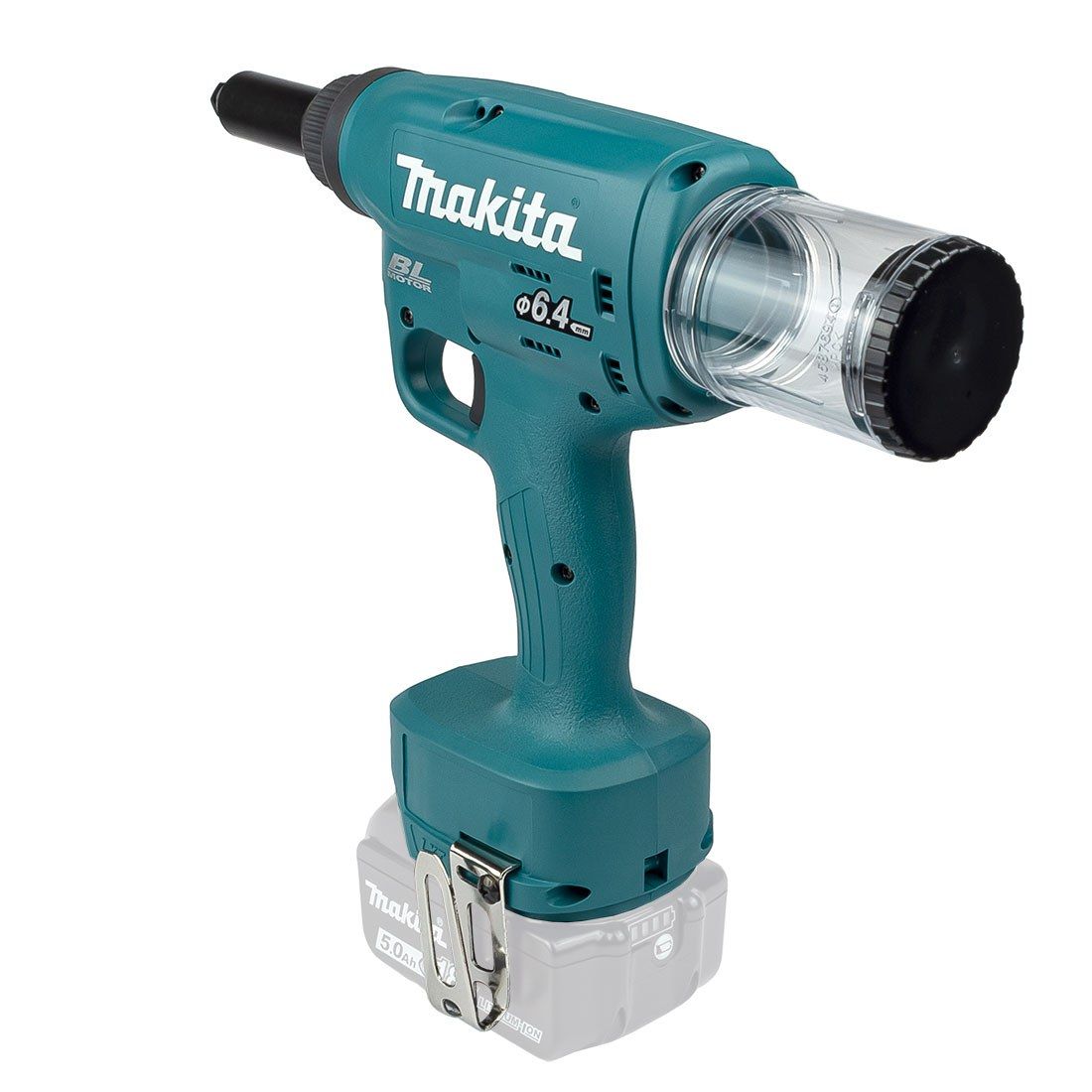 Makita DRV250Z 18 V LXT bürstenlos 30 mm Nietgerät ohne Akku und Ladegerät – Produktansicht 5