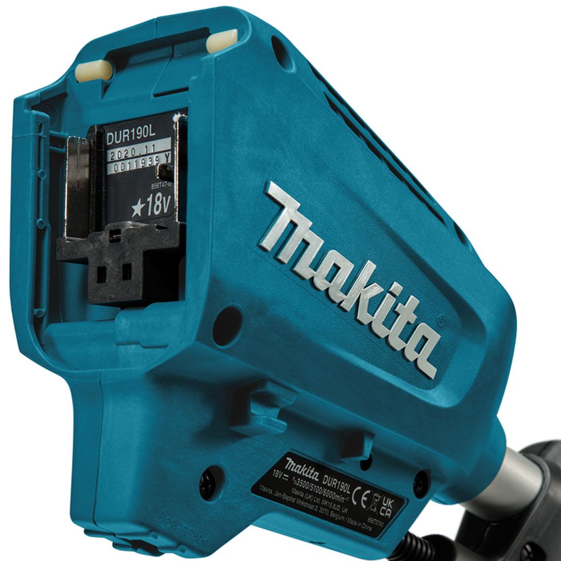 Makita DUR190LZX3 18 V LXT bürstenlos Loop Handle Rasentrimmer ohne Akku und Ladegerät – Produktansicht 5