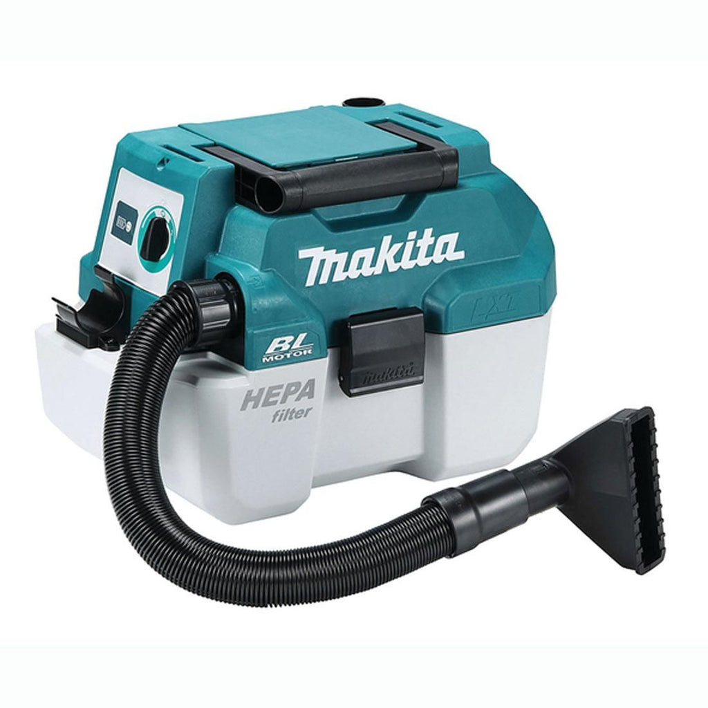 Makita DVC750LZ 18 V LXT BL 7.5L Staubklasse L Nass-/Trocken Staubsauger ohne Akku und Ladegerät – Produktansicht 1