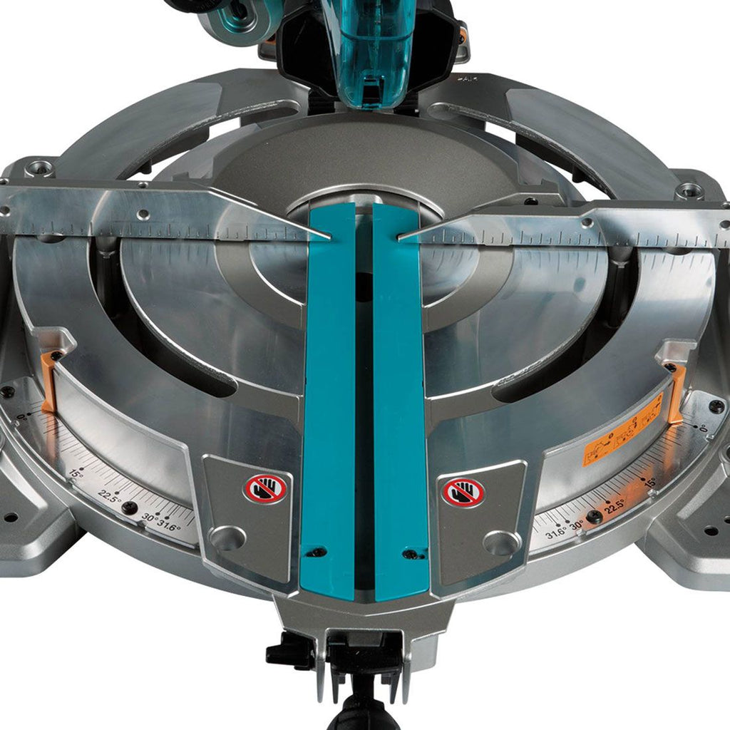 Makita LS1019L 260 mm 10" beidseitig neigbare Zug-Kapp- und Gehrungs Gehrungssäge mit Laser – Produktansicht 3