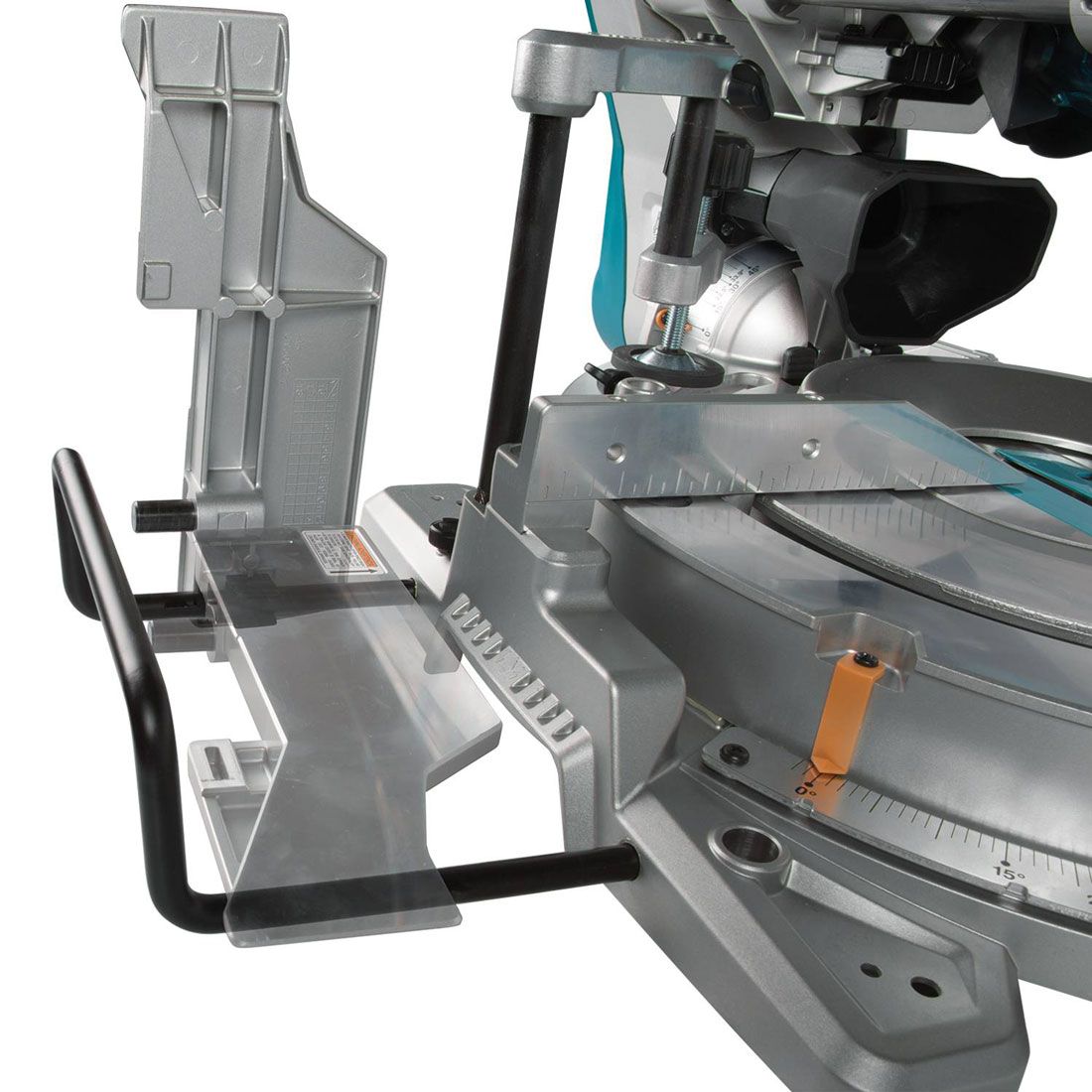 Makita LS1019L 260 mm 10" beidseitig neigbare Zug-Kapp- und Gehrungs Gehrungssäge mit Laser – Produktansicht 6