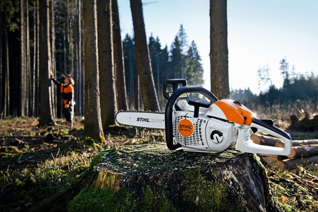 STIHL MS 201 C-M Benzin-Motorsäge | 3/8″ PS Schneidgarnitur 35 cm – Produktansicht 3